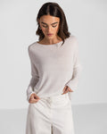Amelie Lightweight Linen Top | White