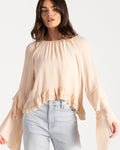 Blair Ruffle Blouse | Cream