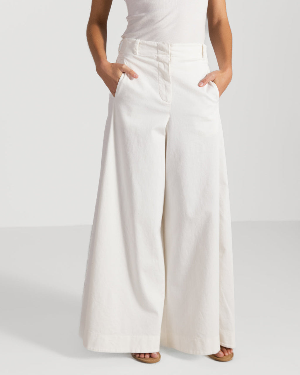 Dakota Palazzo Jeans | Ivory