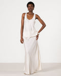 Lexi Satin Maxi Skirt | Ivory