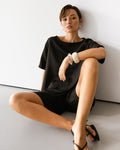 Esther Boxy Tee | Black
