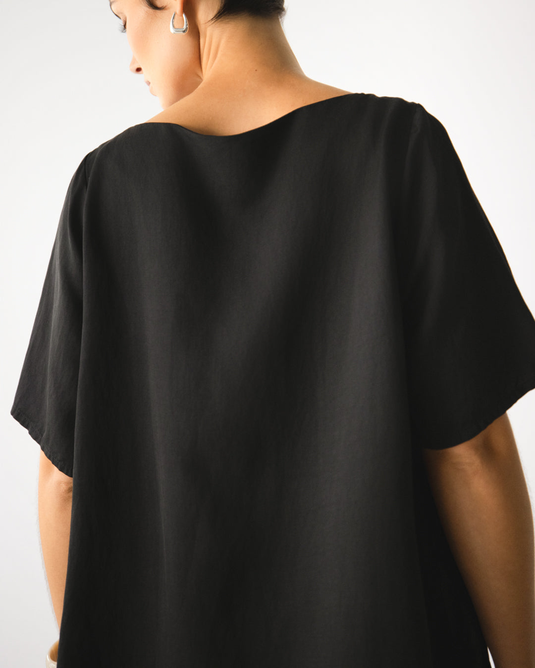 Esther Boxy Tee | Black