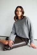 Naomi Sweater | Light Grey | Alpaca Blend