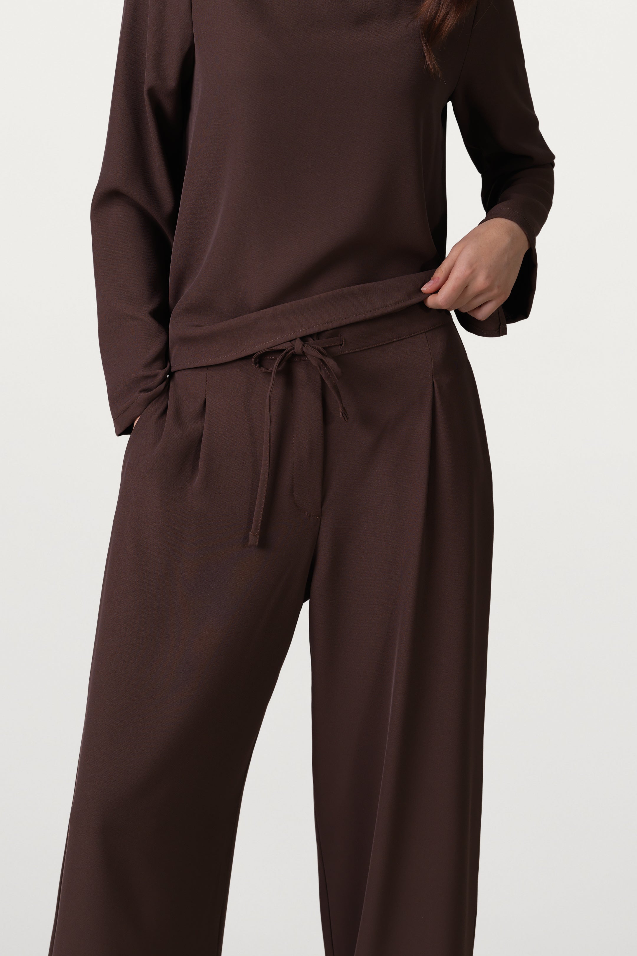Lana Trousers | Espresso Brown