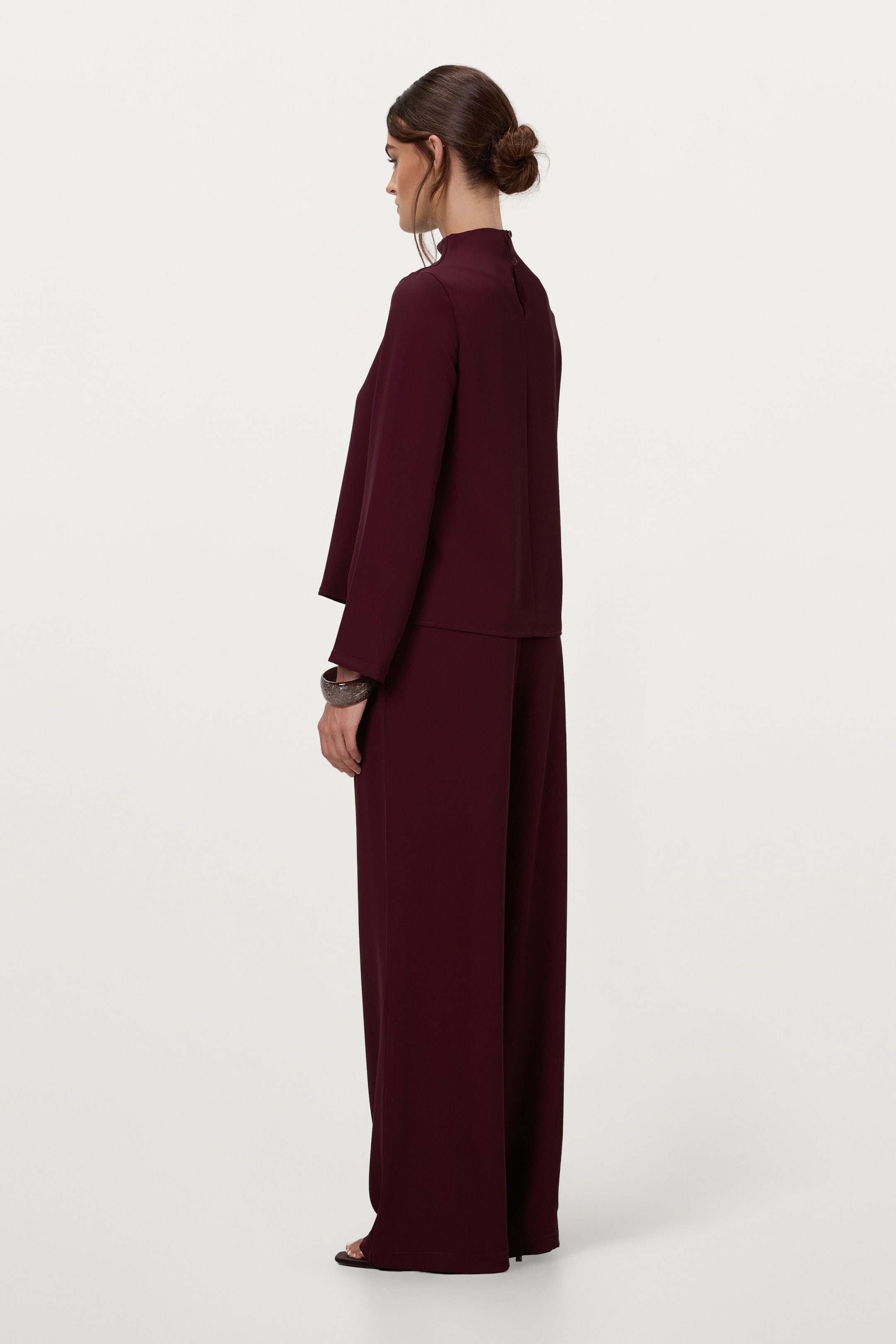 Lana Trousers | Burgundy