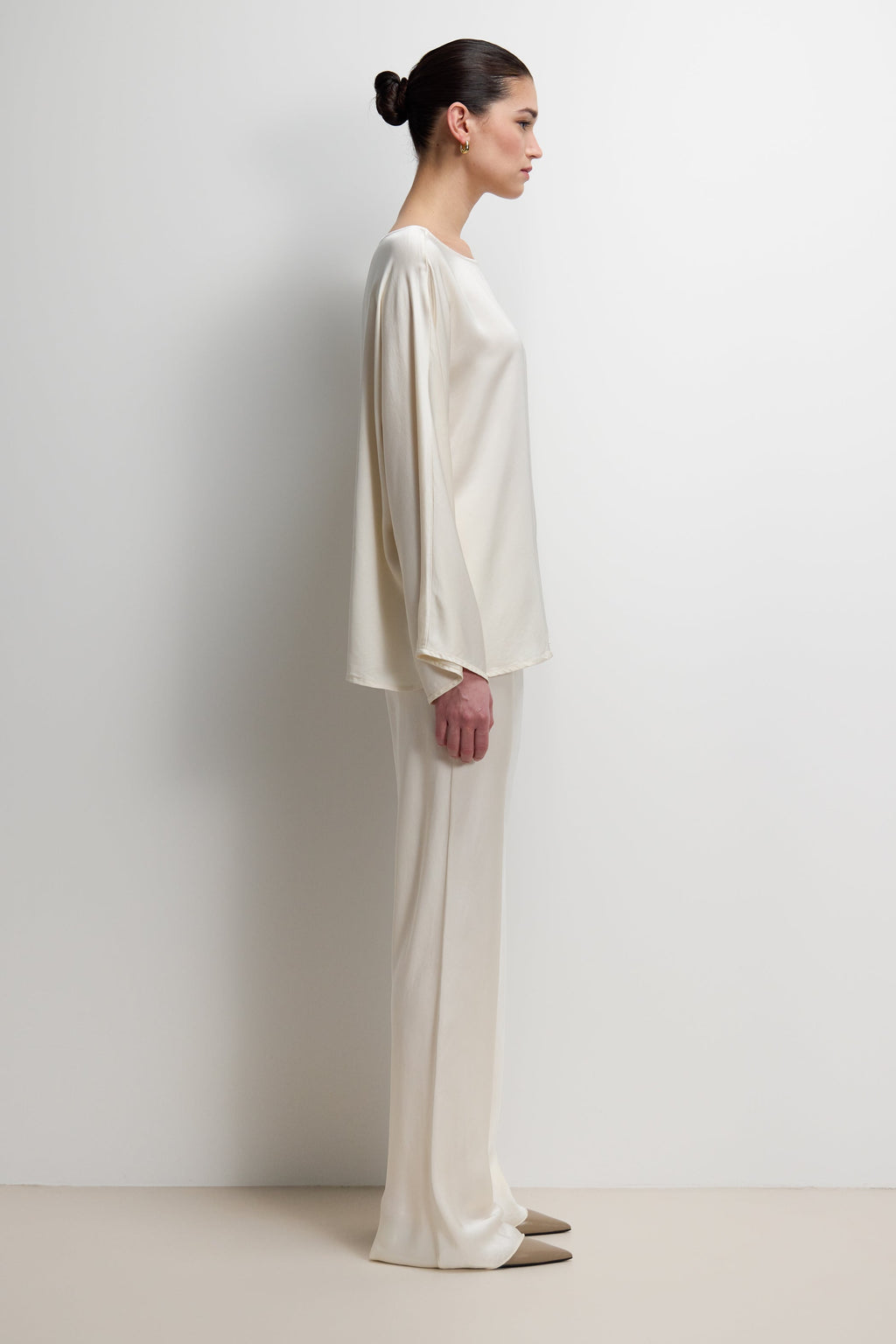 Arlet Wide Sleeve Boatneck | Ivory