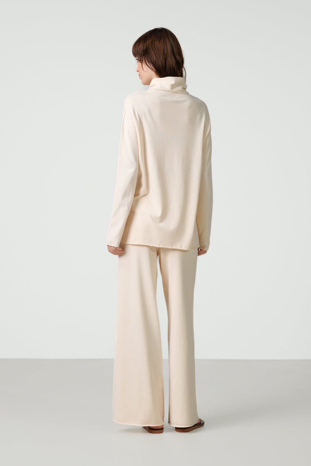 Kaia Roll Neck | Cream | Fine Knit