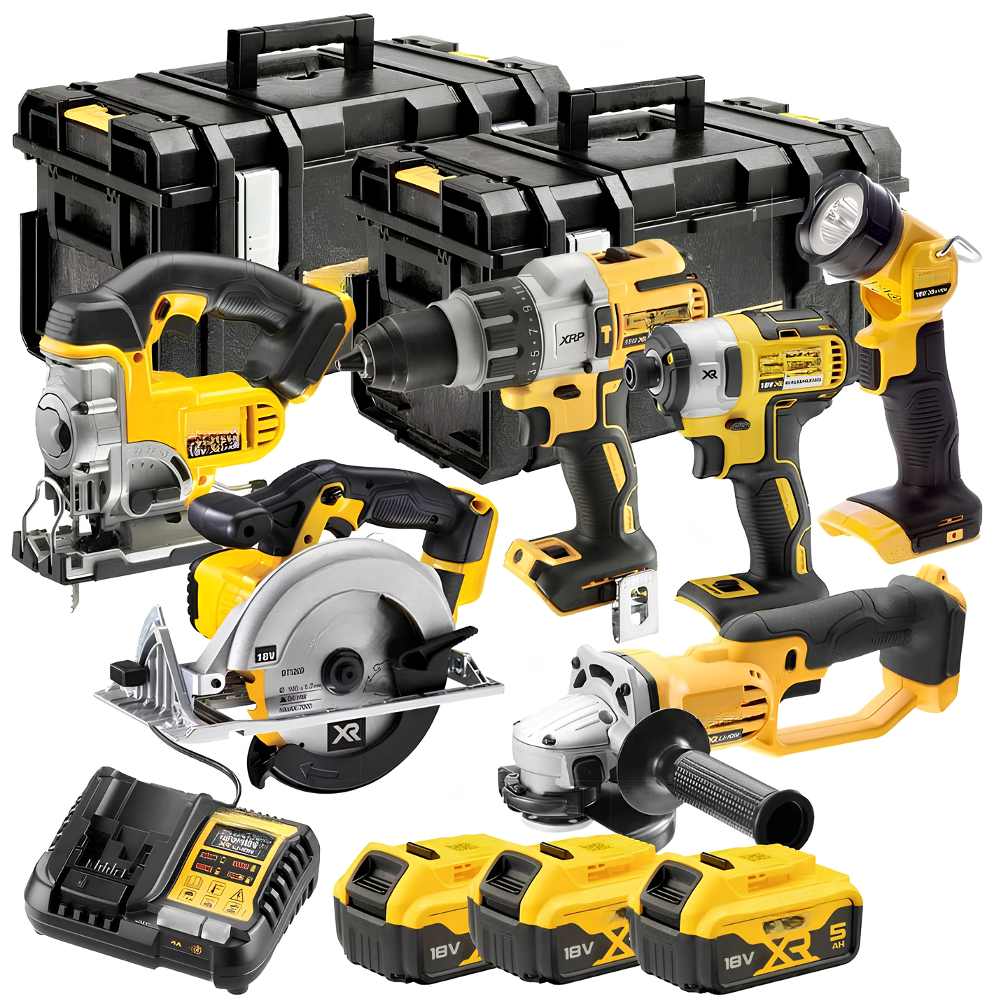 18V Brushless Cordless Combi Drill and Impact Driver Set